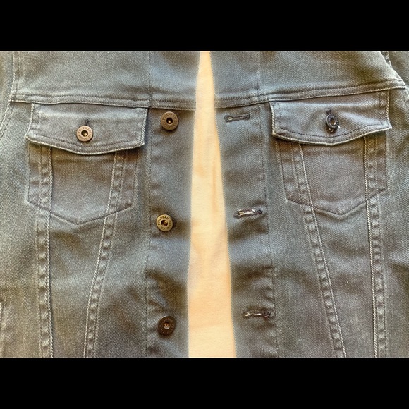 Pacsun Bullhead Black Denim Trucker Jacket - Small - Picture 5 of 8